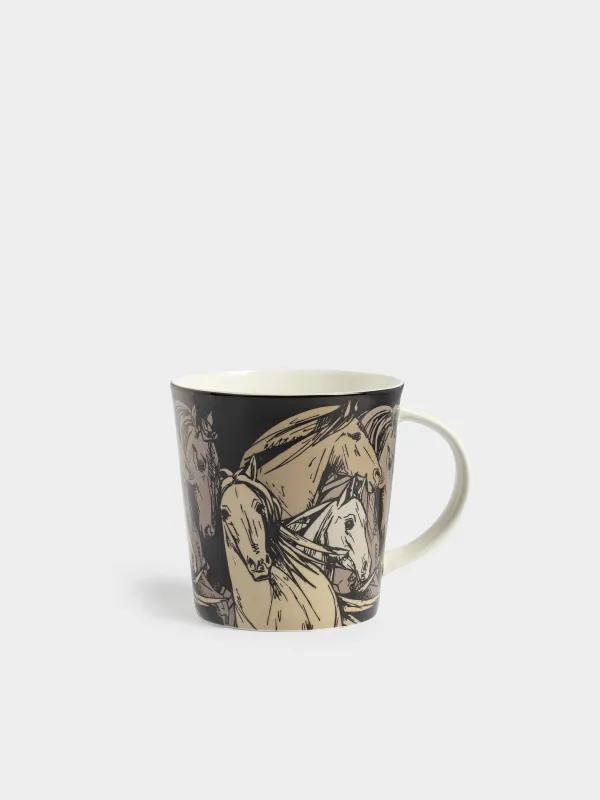 Кружка, 450 мл, Кони, Horse, image-0