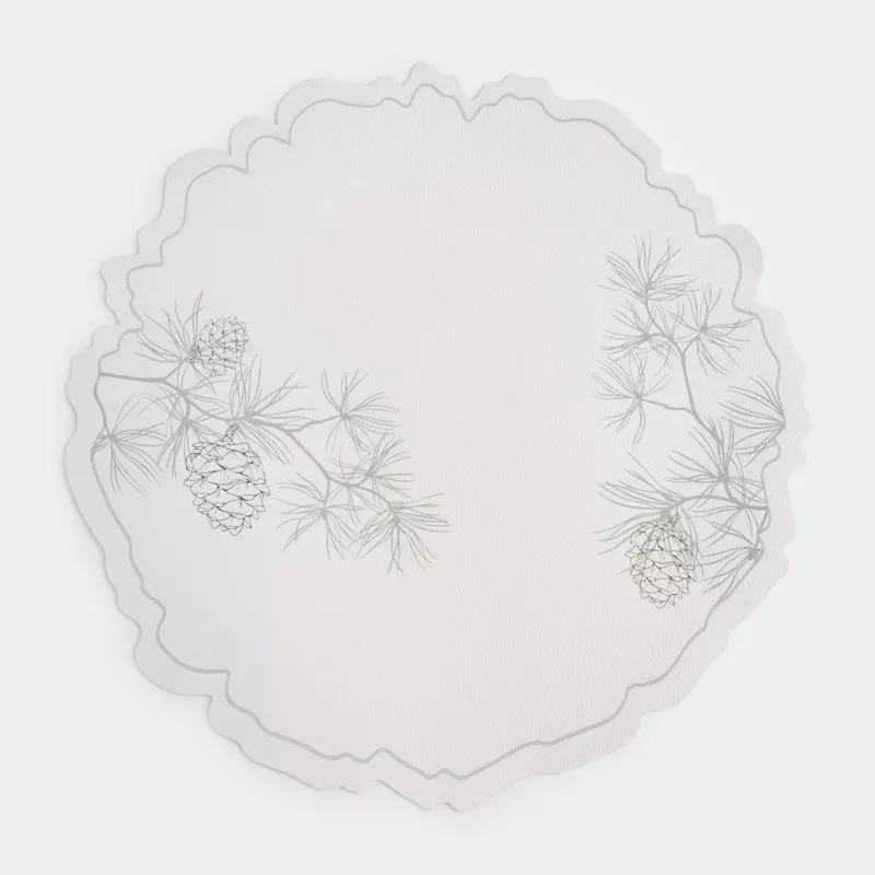 Салфетка под приборы, 38 см, Шишки на ветках, Rock print