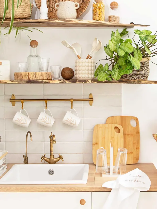 Доска разделочная, 35х25 см, прямоугольная, закругленная, бамбук, Bamboo, image-6