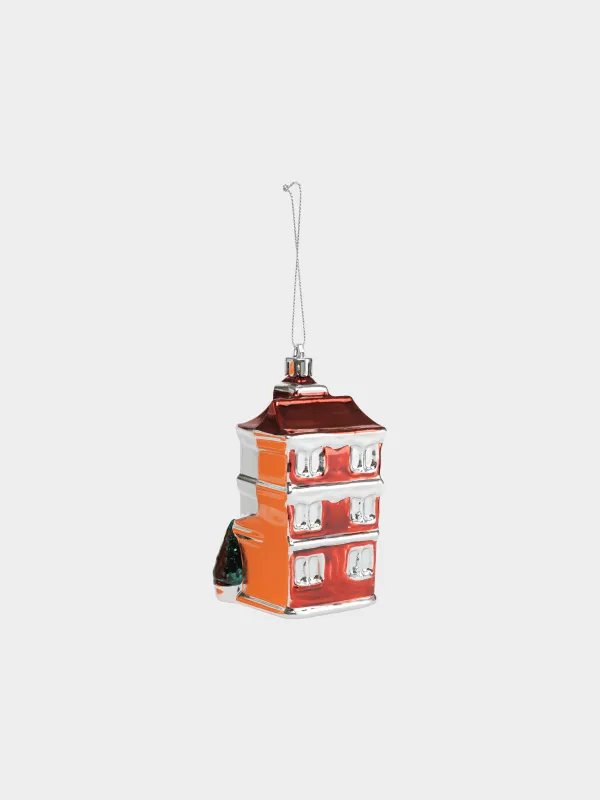Игрушка елочная, 10 см, Коттедж, Figure christmas, image-1