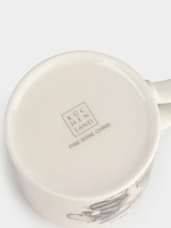 Кружка, 380 мл, Котенок и мышка, Cat, image-4