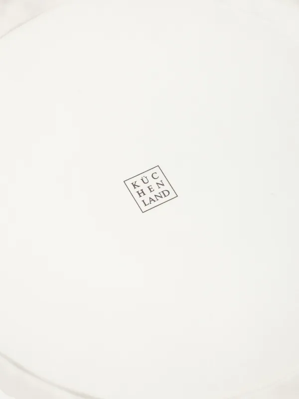 Сервиз обеденный, 6 перс, 18 пр, фарфор P, белый, Мятый эффект, Egaleo, image-4