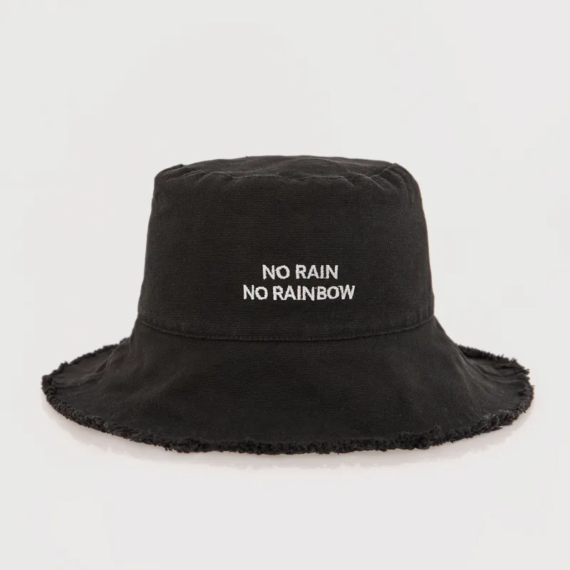 Панама, 57 см, единый размер, с необработанным краем, хлопок, темно-серая, Shore