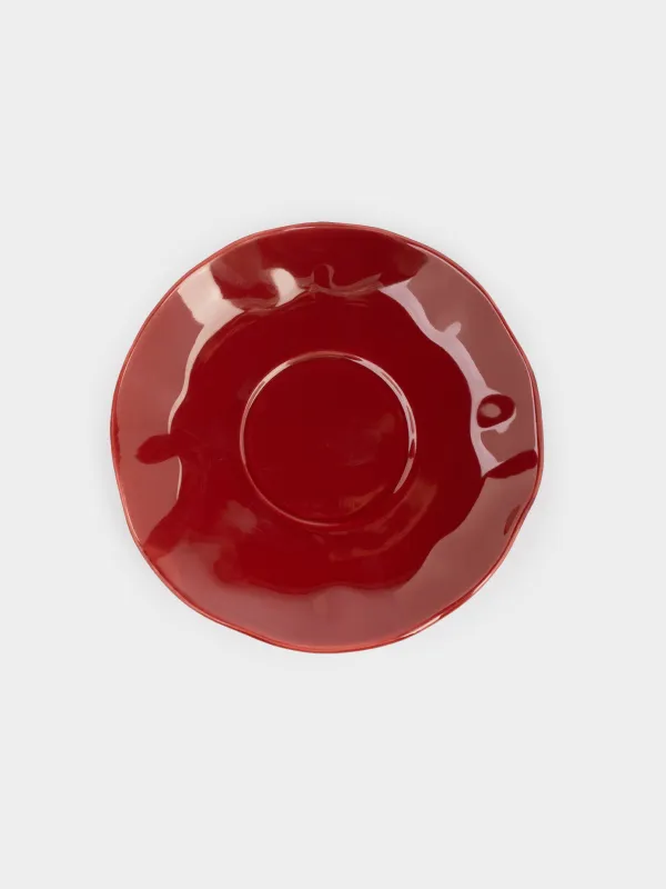 Пара чайная, 2 перс, 4 пр, 240 мл, керамика, Елка с бантами/Лошадка, Сhristmas green, image-6