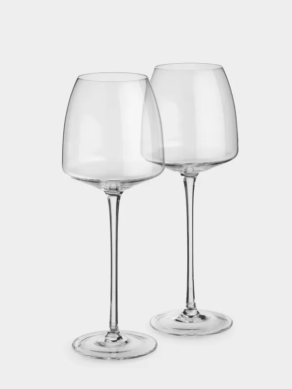 Бокал для белого вина, 410 мл, 2 шт, кристальное стекло, Avellino, image-2