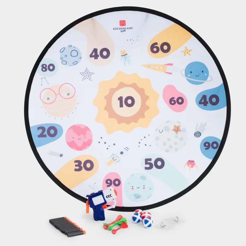 Набор игровой, 73 см, 22 пр, полиэстер/пластик, Дартс на липучках, Game, image-0