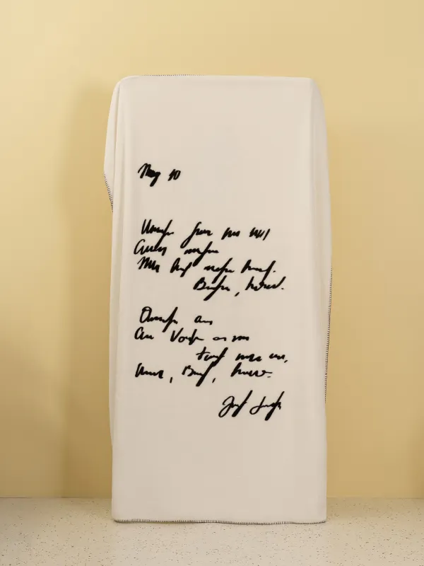 Плед, 140х190 см, фланель, молочный, Черный кант, Flannel, image-7