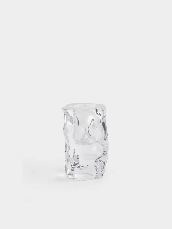 Подсвечник, 5x8 см, для тонкой свечи, стекло, Concave, image-0