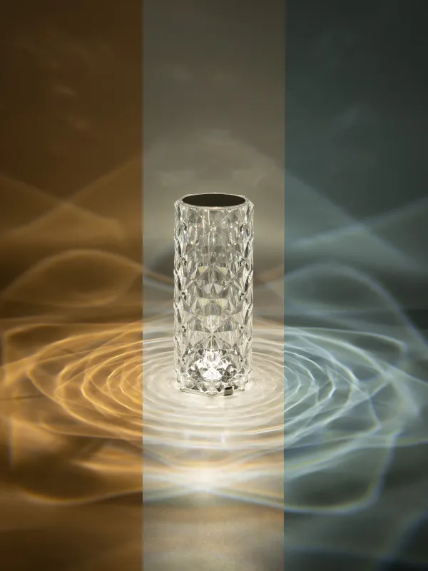 Светильник сенсорный, 21 см, беспроводной, пластик/металл, Ромб, Rhomb, image-6