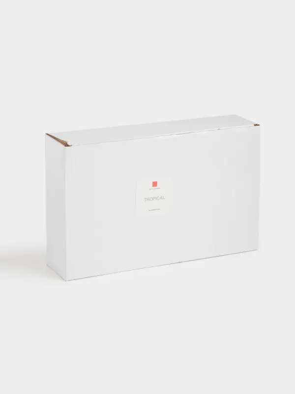 Ваза для фруктов, 26х16 см, декоративная, фарфор P, молочно-золотистая, Бананы, Tropical, image-6