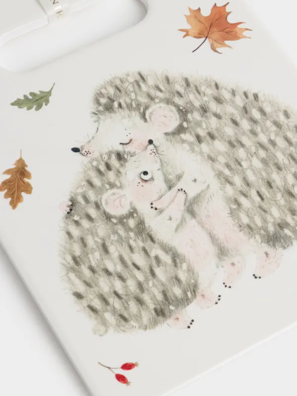 Подставка под горячее, 18х24 см, Ежи, Forest hedgehogs, image-2
