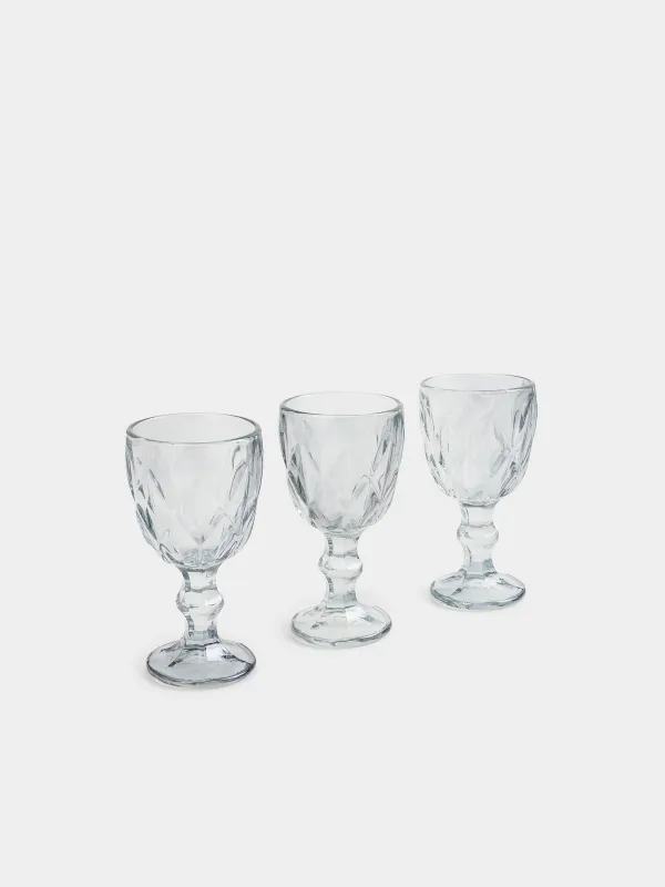 Рюмка, 50 мл, 6 шт, стекло Р, серая, Rhomb color, image-3