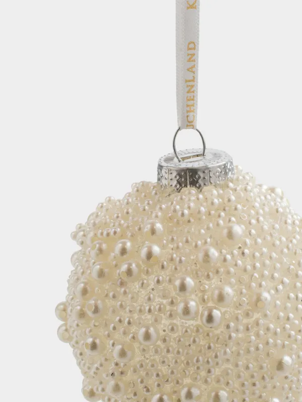 Игрушка елочная, 8 см, Шар с пайетками, Ball sparkle, image-1