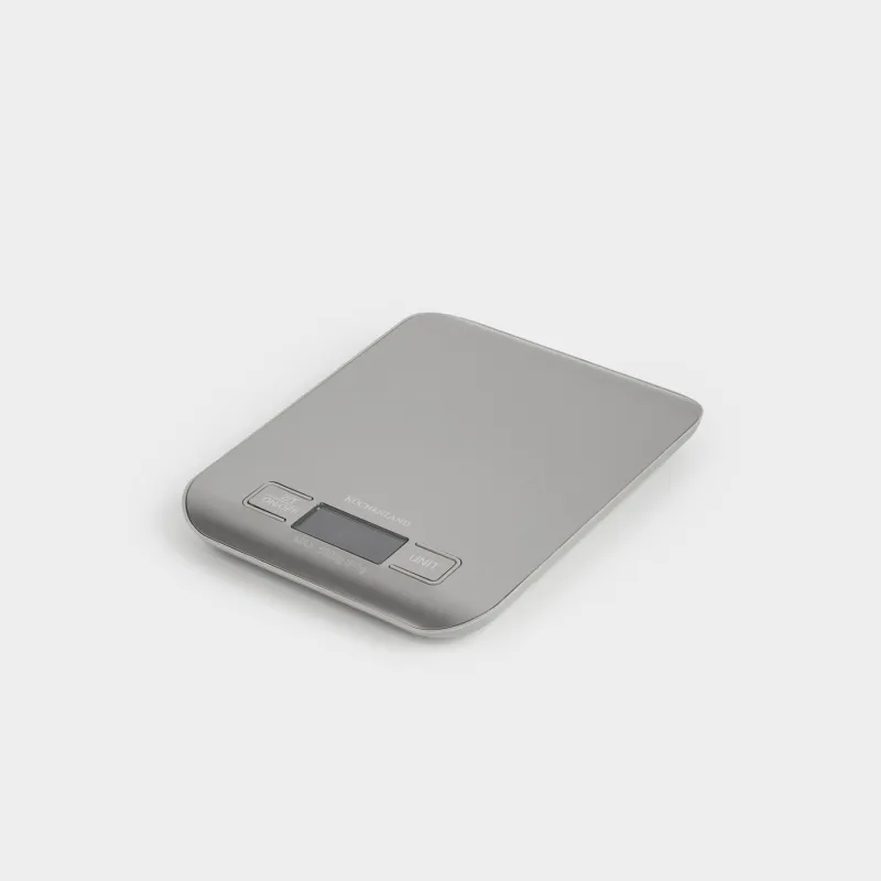 Весы кухонные, 18х14 см, электронные, сталь/пластик, серебристые, Libra