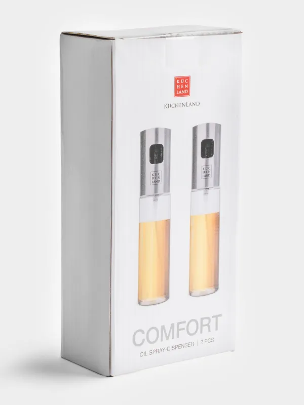 Диспенсер-спрей для масла и уксуса, 100 мл, 2 шт, стекло/сталь, Classic, image-4