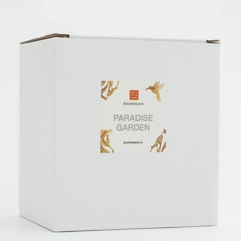 Кружка, 370 мл, фарфор P, молочная, Птицы на ручке, Paradise garden, image-6