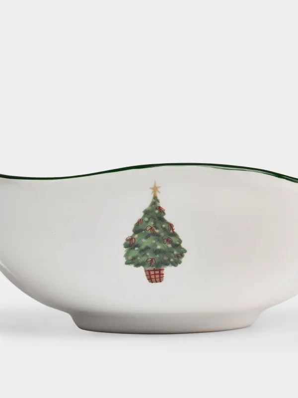 Салатник, 15x6 см, Нарядная елка, Christmas green, image-4