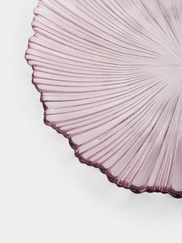 Тарелка закусочная, 20 см, стекло Р, лиловая, Verge, image-1