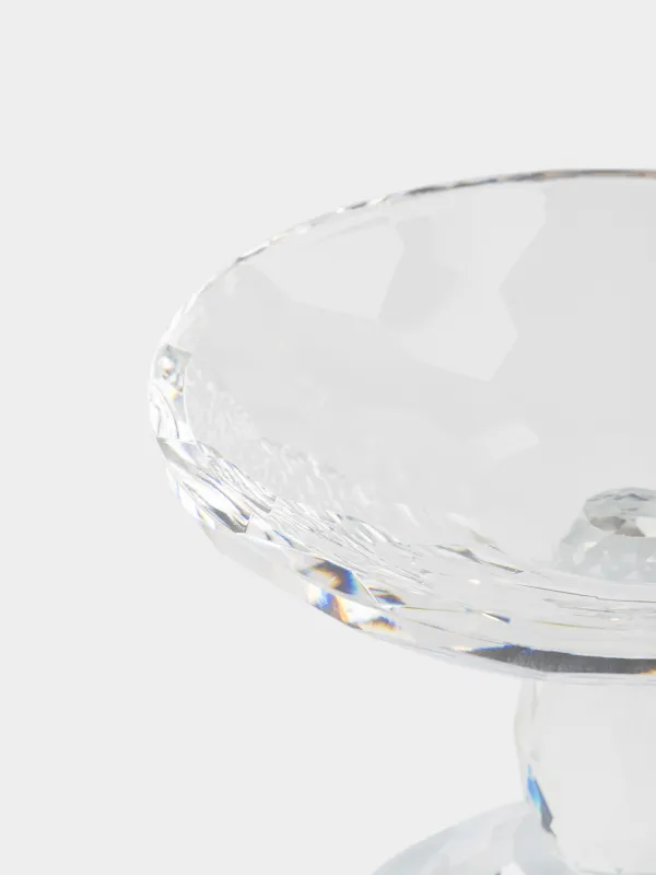 Блюдо на ножке, 20х15 см, кристальное стекло, Lux crystal, image-2