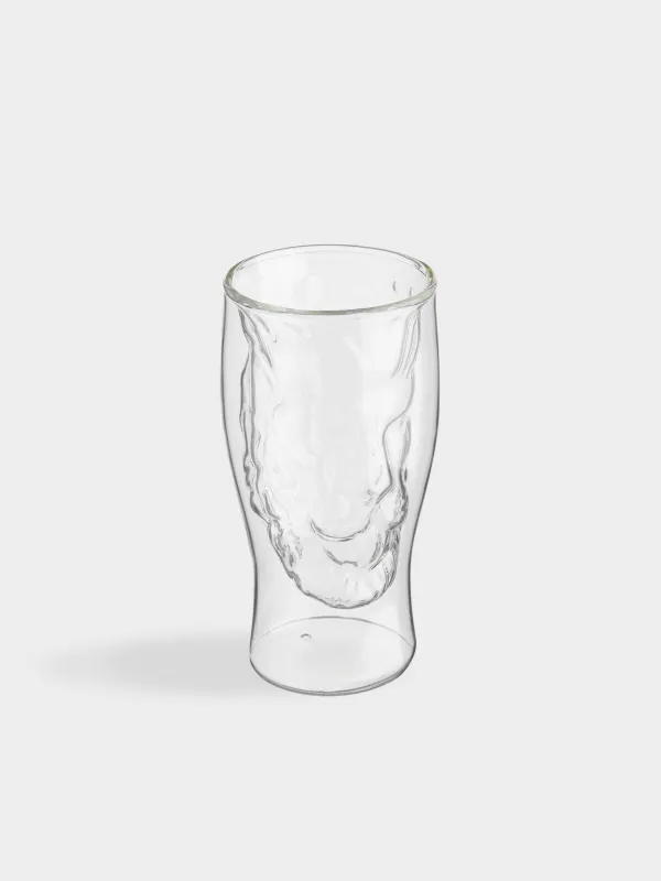 Стакан для пива, 16 см, 300 мл, стекло Б, Лев, Air shape, image-2