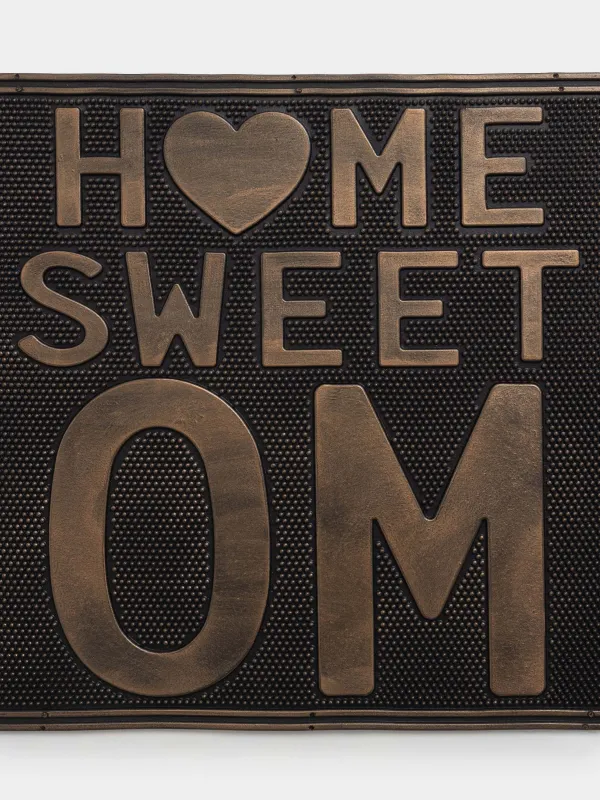 Коврик придверный, 45х75 см, резина, бронзово-черный, Sweet home, Home deco, image-3
