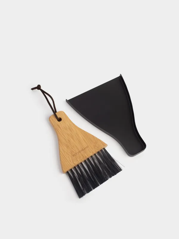 Щетка для мусора с совком, 17 см, Black clean, image-2