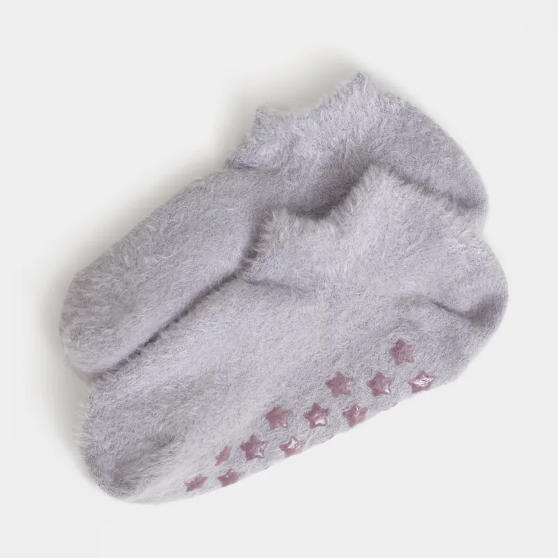 Носки домашние, серые, Hotty fuzz