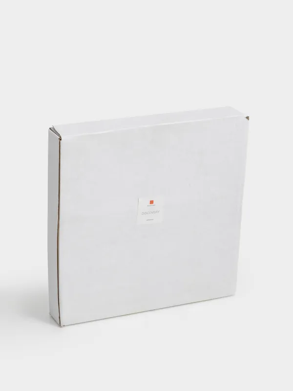 Поднос, 34 см, пластик/стекло, круглый, золотистый, Земной шар, Discovery, image-6