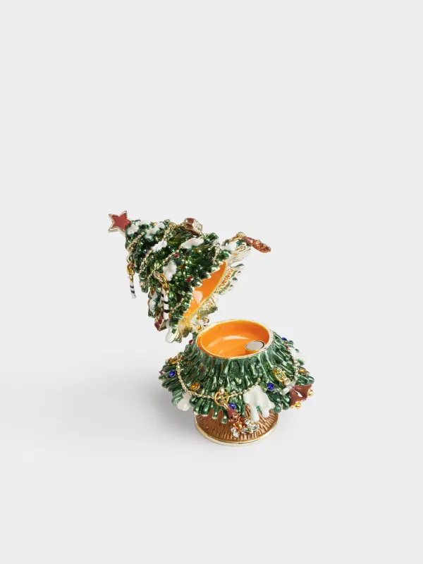 Шкатулка, 5х8 см, Елка со звездой, Christmas style, image-1