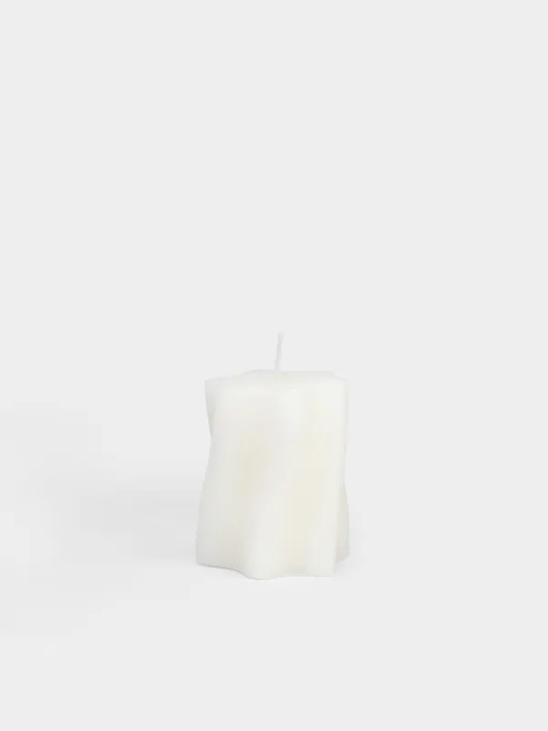 Свеча 5x8 см, Ribbed candle, image-0