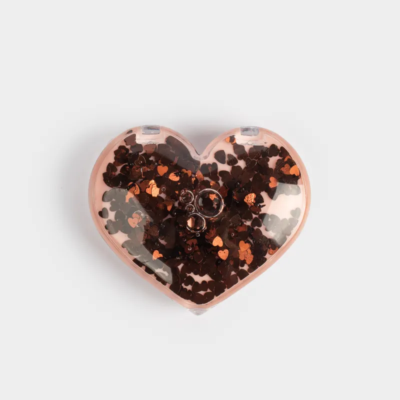 Набор блеск для губ, 3 мл, с кисточкой, увлажняющий, Сердце, Cosmetic kids