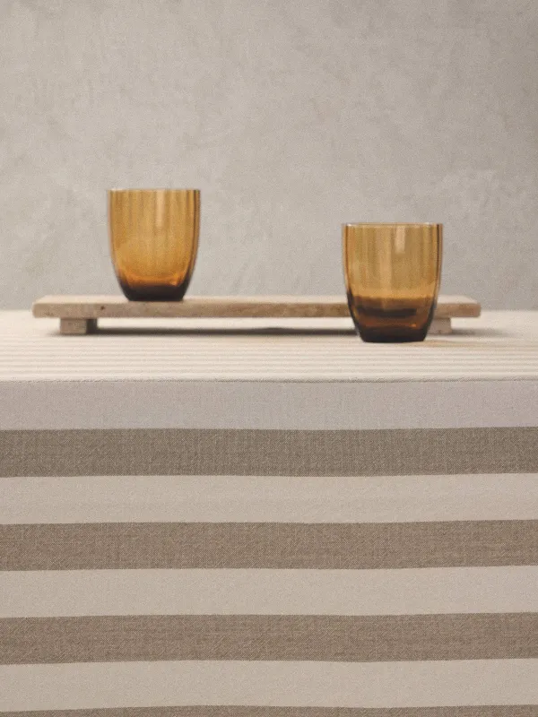 Скатерть, 160х160 см, Полосы, Wide stripes, image-1