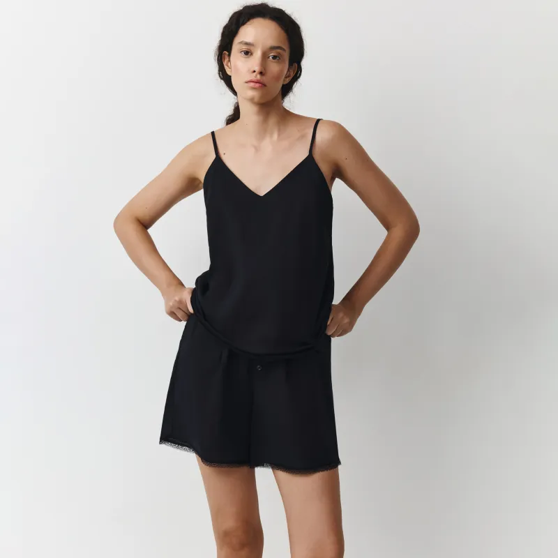 Шорты женские, домашние, с кружевом, Delia