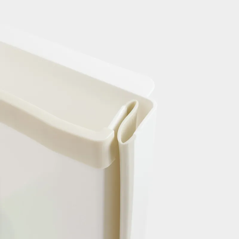 Ведро для мусора, 8 л, складное, подвесное, пластик/резина, серое, Foldaway, image-7