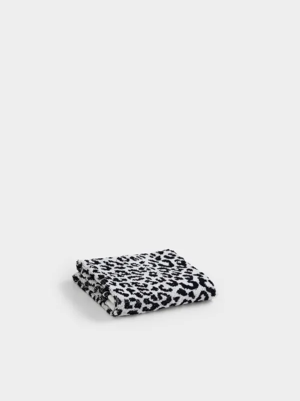 Полотенце, молочное, Leopard cotton, image-0