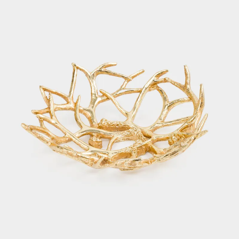 Блюдо декоративное, 32х12 см, Рога оленя, Deer, image-1