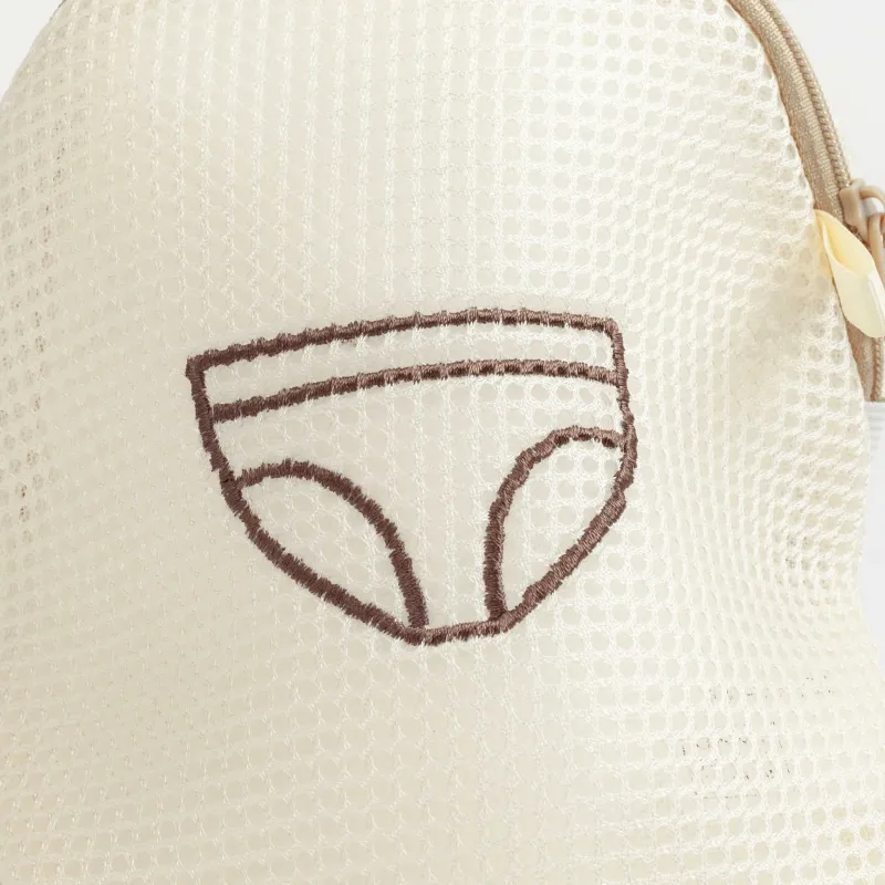 Мешок для стирки нижнего белья, 20х20 см, полиэстер, бежевый, Safety new, image-4