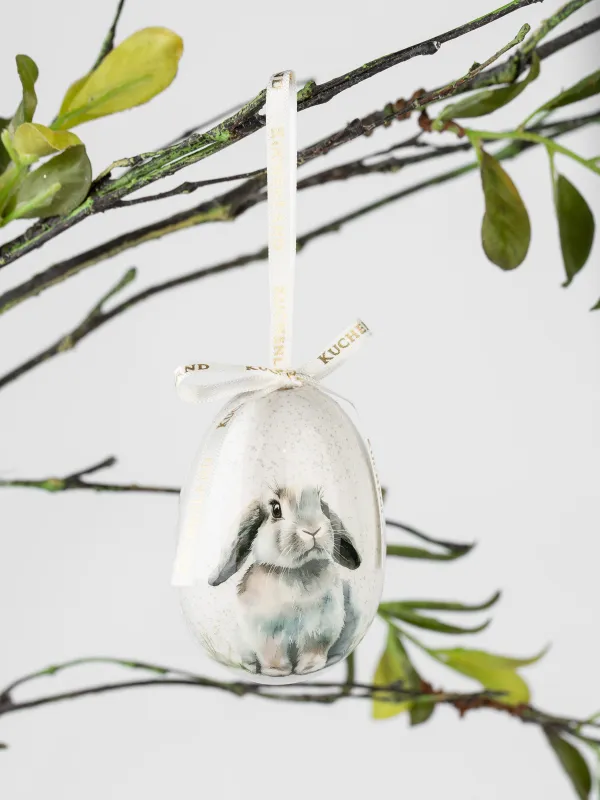 Подвеска, пасхальное яйцо, 8 см, пенопласт, Кролик, Easter, image-3