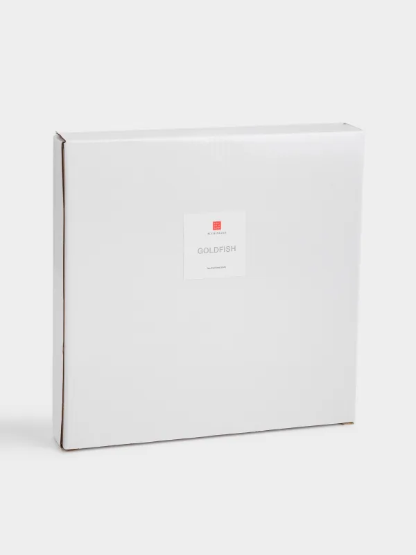 Блюдо декоративное, 22 см, керамика, молочное, Рыбка, Goldfish, image-5