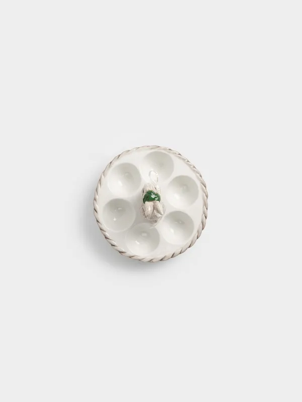 Блюдо пасхальное, 15х10 см, Кролик c венком, Easter lace, image-3