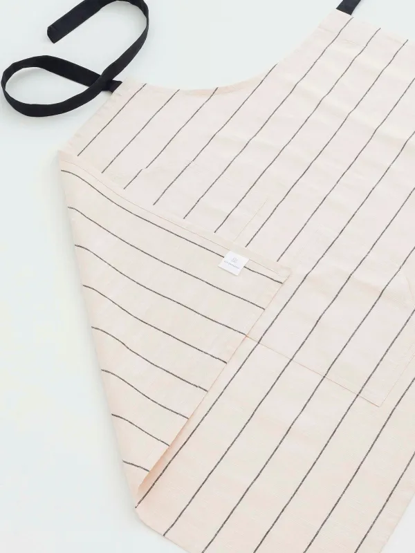 Фартук, 68x92 cм, хлопок, бежевый, Полосы, Flax, image-3