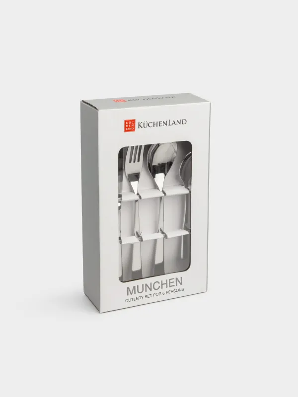 Столовые приборы, 6 перс, 24 пр, сталь, Munchen, image-7