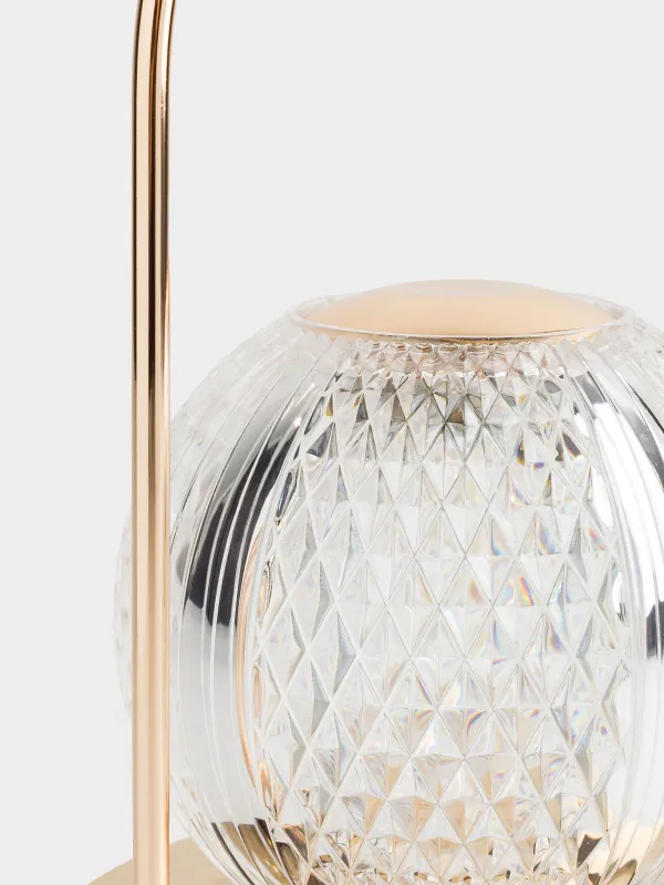 Светильник сенсорный, 22 см, беспроводной, металл/пластик, золотистый, Фонарь, Fantastic gold, image-2