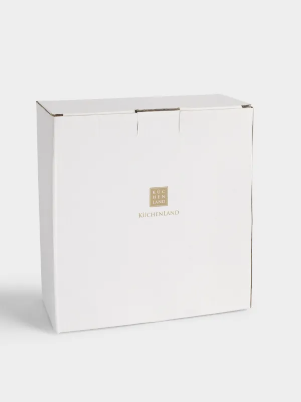 Салатник, 22х9 см, 2 л, фарфор N, белый, Шишки и рябина, Rowan delice, image-4