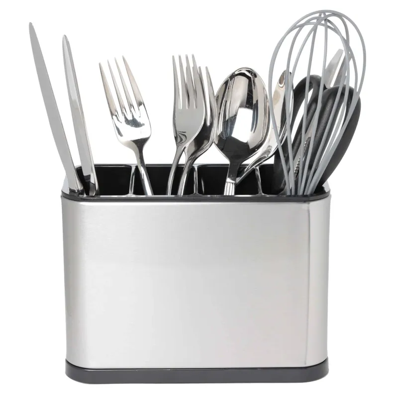 Подставка для кухонных принадлежностей, 18х13 см, 4 отд, сталь/пластик, Classic, image-3