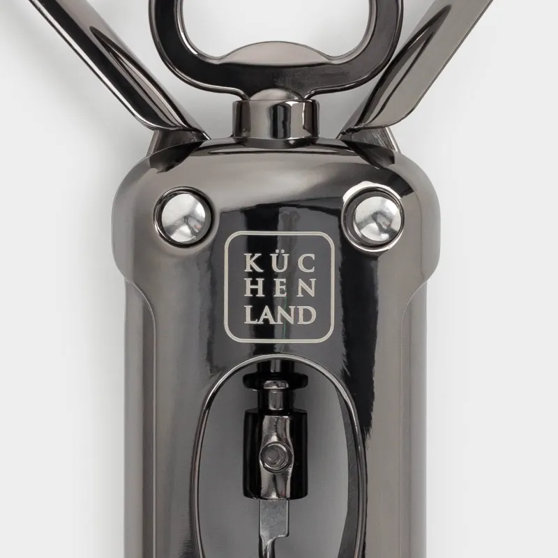 Штопор рычажный, 18 см, металл, темно-серый, Titanium, image-4