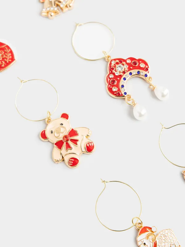 Подвеска для бокала, 6 шт, Сувенирные фигурки, Christmas time, image-2