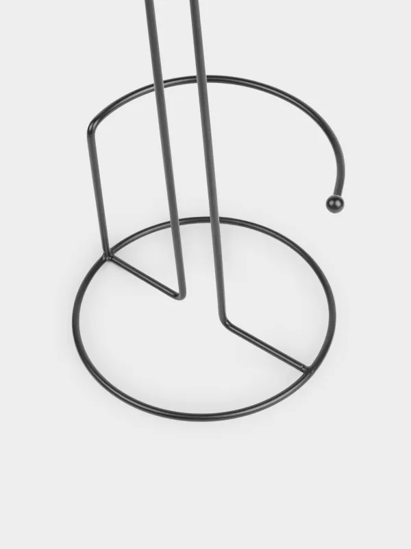 Держатель для бумажных полотенец, Twist black, image-1