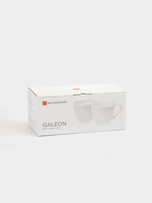 Кружка, 350 мл, 2 шт, Изгибы, Galeon, image-5