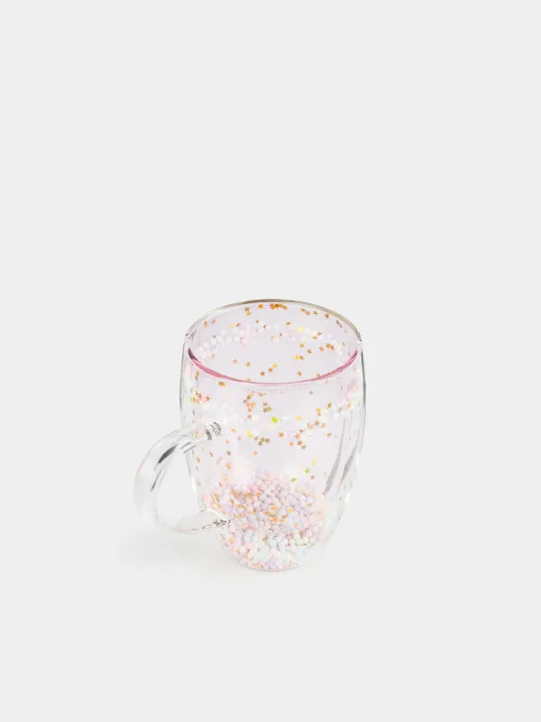 Кружка, 330 мл, с шариками, Звезды, Air sparkly, image-1